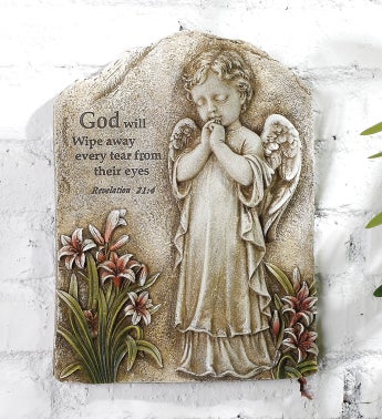 PRAYING ANGEL PLAQUE