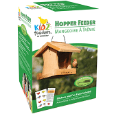 Build-It-Yourself Kids Wood Hopper Birdfeeder Kit