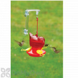 RED BIRD HUMMINGBIRD FEEDER