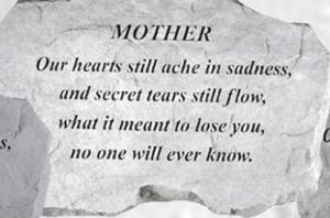 MOTHER-HEARTS STILL ACHE/STONE