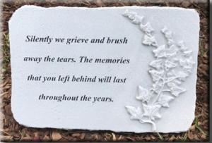 SILENTLY WE GRIEVE/STONE