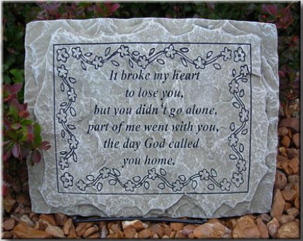 IT BROKE MY HEART/SM. PLAQUE