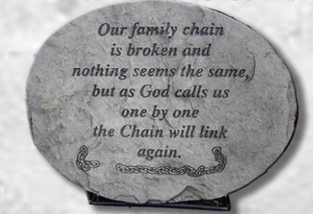 OUR FAMILY CHAIN IS BROKEN/STN.