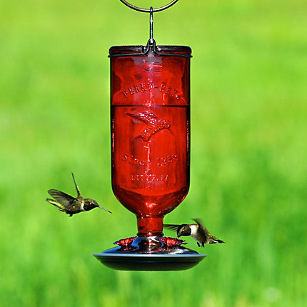 ANTIQUE HUMMINGBIRD FEEDER