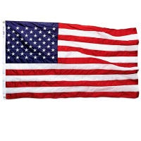 3x5 POLY US FLAG KIT