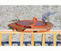 CEDAR HEATED DECK BIRDBATH