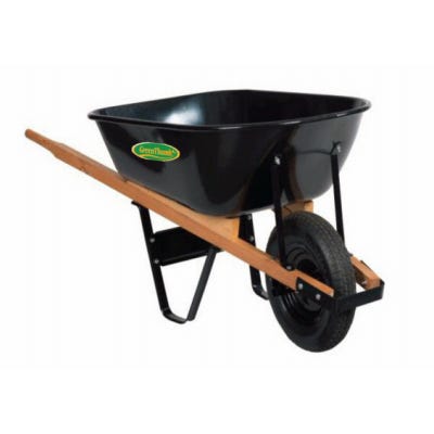 6CU FT. POLY WHEELBARROW