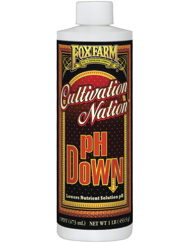 FOX FARM CULITVATION NATION PH DOWN SOLUTION 1 PINT