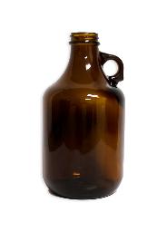 AMBER 32 OZ GLASS GROWLER