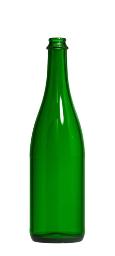 750ML VINEYARD GREEN CHAMPAGNE BOTTLES