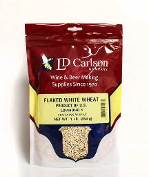 FLAKED WHITE WHEAT 1 LB BAG OF GRAIN