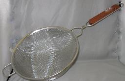 SS. DOUBLE MESH STRAINER 10"
