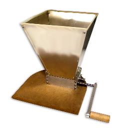 ROLLER GRAIN MILL WITH HOPPER