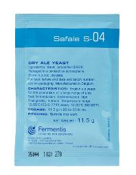 SAFALE S-04 DRY ALE YEAST 11.5 GRAMS