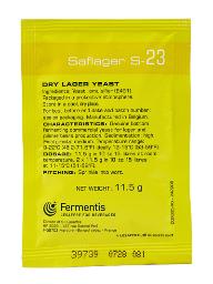SAFLAGER S-23 DRY LAGER YEAST 11.5 GRAMS