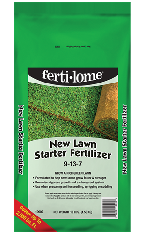 NEW LAWN STARTER 10LB BAG 9-13-7