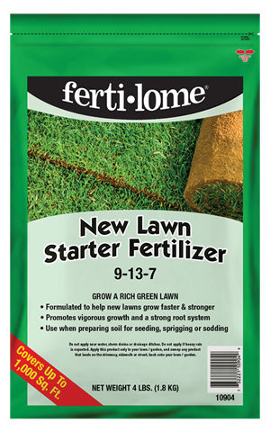 NEW LAWN STARTER 4 LB.