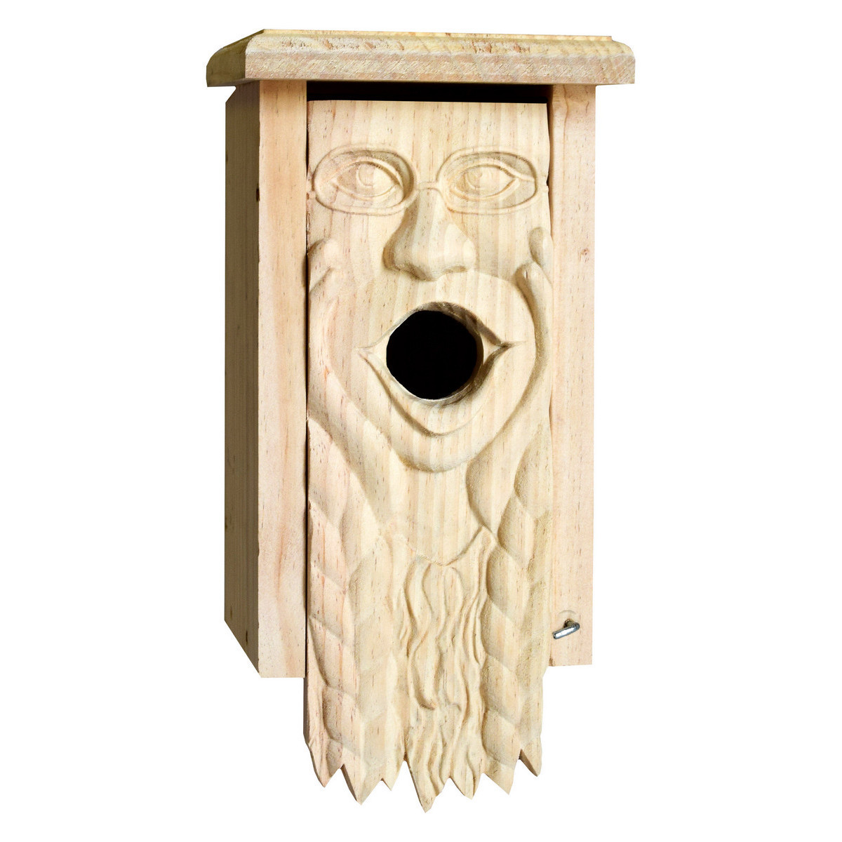 CARVED BLUEBIRD HOUSE-MOTHER