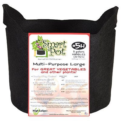 5GAL BLK. SMART POT