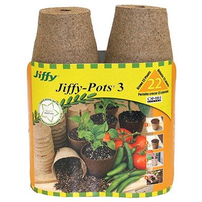 22PK 3" ROUND PEAT POT