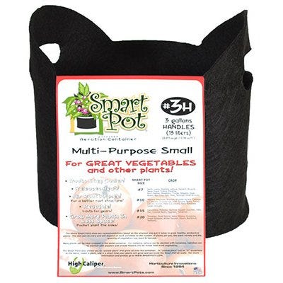 3GAL BLK. SMART POT