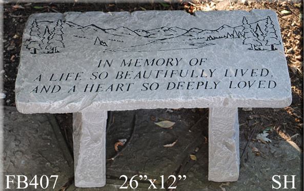 LIFE SO BEAUTIFULLY LIVED/BENCH