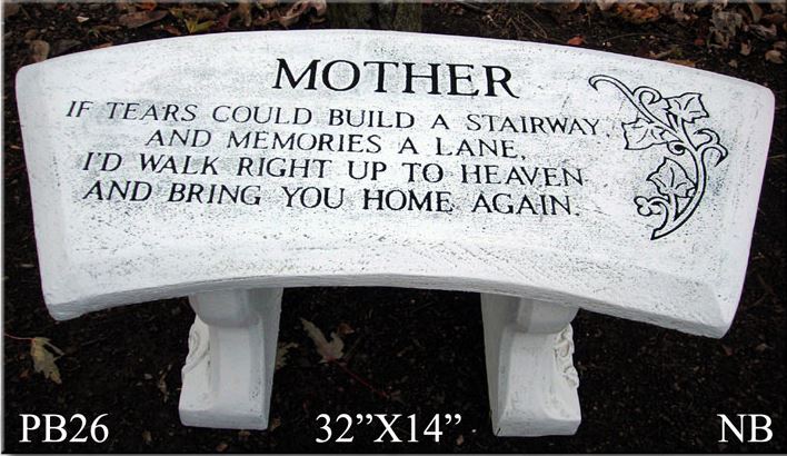 MOTHER HEAVEN/MEMORIAL BENCH