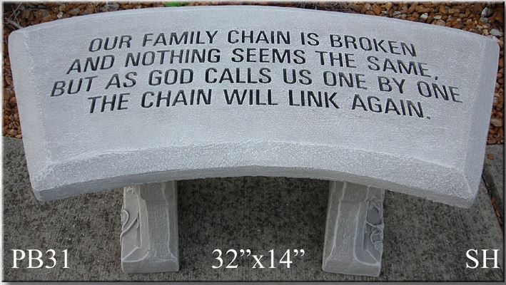 FAMILY CHAIN/MEMORIAL BENCH