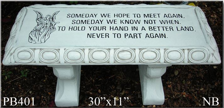 SOMEDAY WE HOPE TO MEET/BENCH