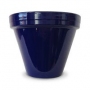 8.5" BLUE CERA PLANTER