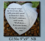 ON ANGELS WINGS/HEART STONE