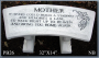 MOTHER HEAVEN/MEMORIAL BENCH