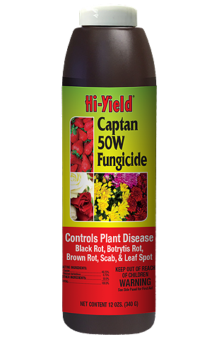 HI-YIELD CAPTAN 50W  FUNGICIDE12 OZ.