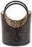 ETCHED BASKET SHAPE VOTIVE HLDR.
