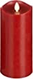 3X8" WAX LED PILLAR CNDL-RED