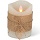 4" WAX BURLAP OASIS CANDLE